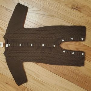 NWT Baby Gap Onesie Brown - up to 3 months